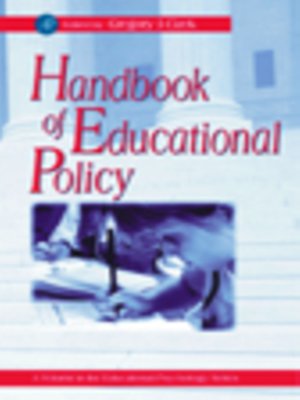 cover image of Handbook of Educational Policy